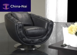 Traditional armchair FITZGERALD NAPOLEONleatherfabric