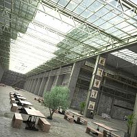 Aluminum glass roof F.O.S