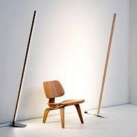 Floor-standing lamp 6 FTsteelwoodencontemporary