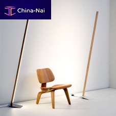 Floor-standing lamp 6 FTsteelwoodencontemporary