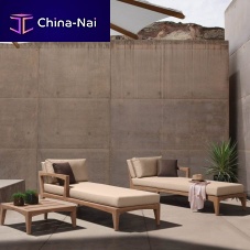 Contemporary daybed ZENHITfabricteakteak base