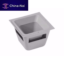 Polypropylene floor drain SIFONE A CAMPANAfor public spacessquare