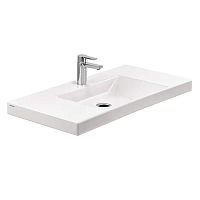 Wall-mounted washbasin Vista 90 : 109920004ceramic1-holewithout overflow