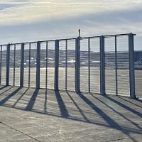 Metal jet blast deflector LIS.V.ACRfor airport
