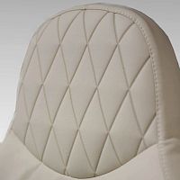 Aircraft cabin seat cover leather