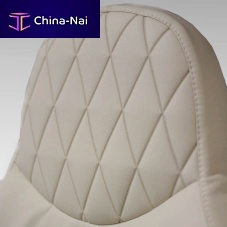 Aircraft cabin seat cover leather