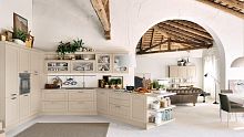 Traditional kitchen AGNESEsolid woodwith handle