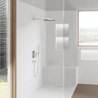 Walk-in shower Corian®fixedrectangular
