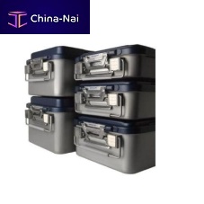 Orthopedic instrument sterilization container