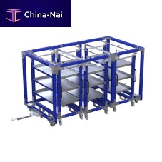 Assembly cart Q-100-0380 metalshelffor containers