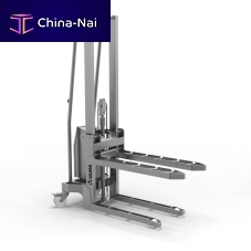 Electric stacker truck EMS600manualwalk-behindfor the pharmaceutical industry
