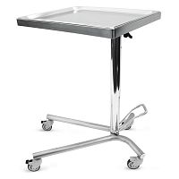 Stainless steel instrument table MAYO-RT