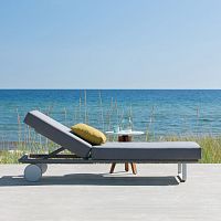 Contemporary sun lounger BITTAfabricaluminumfor hotel