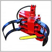 Saw with grab SG serieswoodhydraulic