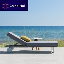 Contemporary sun lounger BITTAfabricaluminumfor hotel