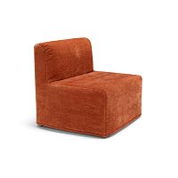 Contemporary fireside chair Alicefabricwith removable coverbed