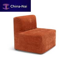 Contemporary fireside chair Alicefabricwith removable coverbed