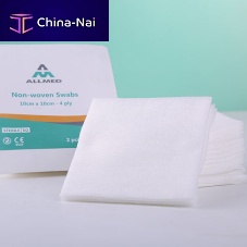 Non-woven compress polyester