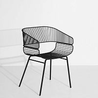 Contemporary chair TRAMEindoorpainted steelpainted steel base
