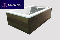 Above-ground hot tub LOUNGE CONCEPT IIrectangular2-personhome