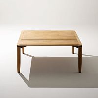 Contemporary dining table LEVANTE 017teakteak basesquare