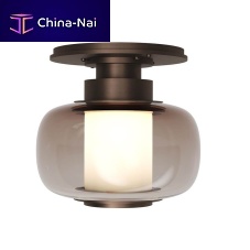 Contemporary ceiling light LUNA A SMALLblown glassLEDhome