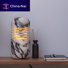 Table lamp LUMI S CALACATTA VIOLAdeskbedside tablemarble