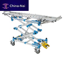Transport stretcher trolley Transporter+hydraulicfolding
