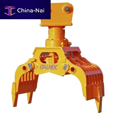Sorting grab IDG2hydraulicscrapfor stone