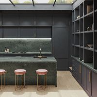 Silestone® countertop Jardin Emeraldkitchengreenpolished