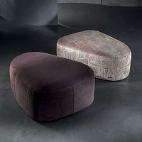 Contemporary pouf NIPfabricleatherother shapes