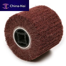Coated abrasive flap wheel non-wovennylonfabric