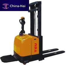Electric stacker truck TS GA serieswith rider platformwalk-behindhigh-performance