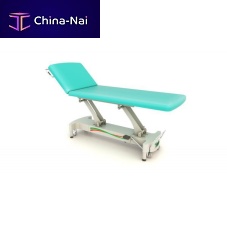 Hydraulic examination table 115200 height-adjustablewith adjustable backreston casters
