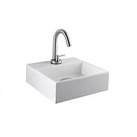 Wall-mounted hand basin L318squareceramic