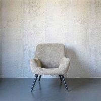 Contemporary armchair Flynnvelvetwoodentaupe