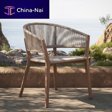 Contemporary garden chair CARESoutdoorBatyline®rope