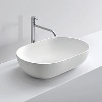 Countertop washbasin BLEND 63 ceramicovalcontemporary