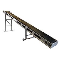 Belt conveyor inclined