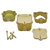 Polymerization dental flask 0200 seriesbrass