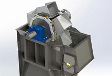 Bucket elevator for the food industry chainbelt-drivecoffee
