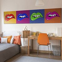 Wall-mounted decorative panel WOW'ROLL LIP'S PANObathroomfor kitchenfor wet rooms