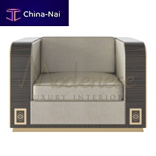 Contemporary armchair 20410leatherebonyMacassar ebony