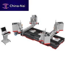 Multi-head welding machine MD 3020PLC-controlledbenchtopfor profiles