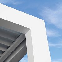 Pergola metallic structure STRUTTURE precastaluminumsteel