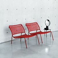 Contemporary fireside chair CARBON FROGropecarbon fibergray