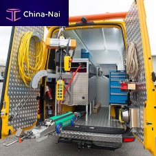 Pipe inspection vehicle electricvan4-wheel drive