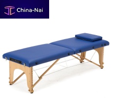 Mechanical massage table DP-2523portablewith adjustable height backrest2-section