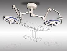 Ceiling-mounted surgical light HYZ760 seriesLED2-arm96