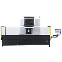 Engraving cutting machine Spider Jumbolasertextilefor leather